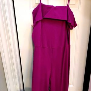 Purple off the shoulder jumper